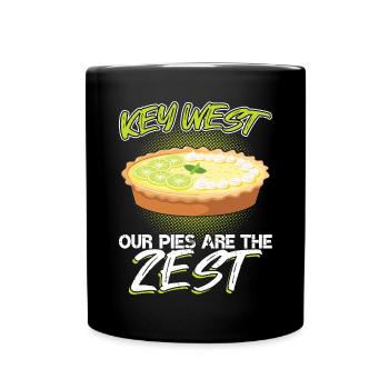 Key West - Our Pies Are The Zest - Full Colour Mug - black - Front