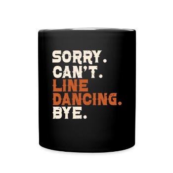 Line Dancing Cowboy Boots Western - Tasse einfarbig - Schwarz - Vorne