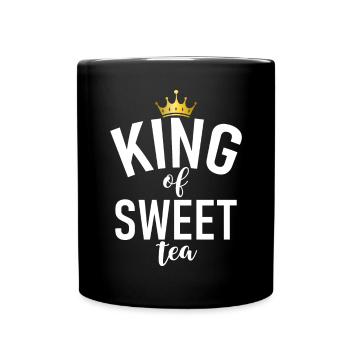 Süßer Tee Liebhaber Geschenke - Tasse einfarbig - Schwarz - Vorne