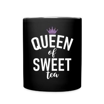 Süßer Tee Liebhaber Geschenke - Tasse einfarbig - Schwarz - Vorne