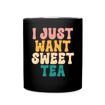 Cadeaux pour amateurs de thé sucré - Mug uni - noir - Devant