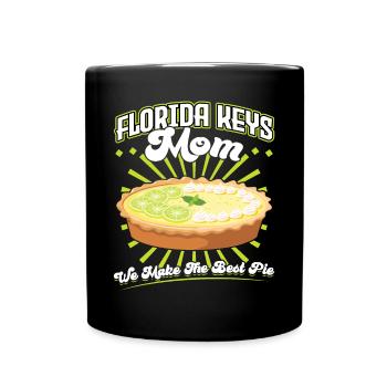 Florida Keys Mom - Key Lime Pie - Full Colour Mug - black - Front