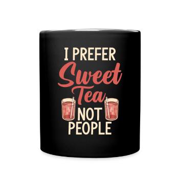 Cadeaux pour amateurs de thé sucré - Mug uni - noir - Devant
