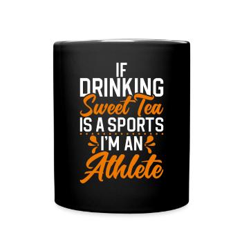 Cadeaux pour amateurs de thé sucré - Mug uni - noir - Devant