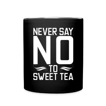 Cadeaux pour amateurs de thé sucré - Mug uni - noir - Devant