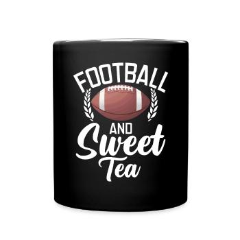 Süßer Tee Liebhaber Geschenke - Tasse einfarbig - Schwarz - Vorne