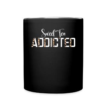Süßer Tee Liebhaber Geschenke - Tasse einfarbig - Schwarz - Vorne