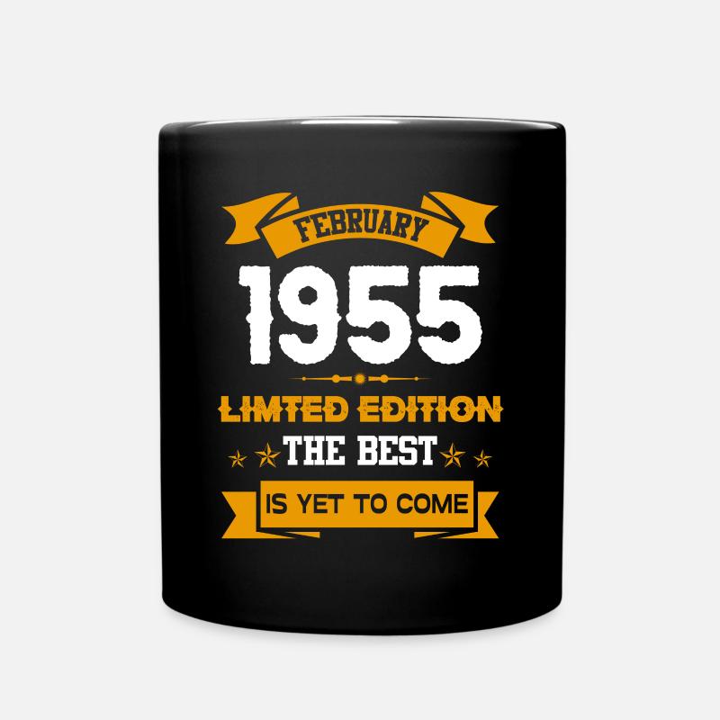 Février 1955 Cadeau d’anniversaire - Mug uni - noir