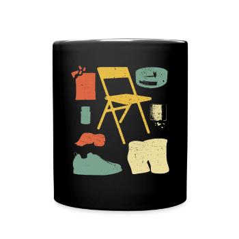 Just Powerlifting Things - Full Colour Mug - black - Front