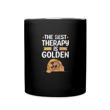 Golden Retrievers - Full Colour Mug - black - Front