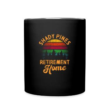Retirement Camping - Full Colour Mug - black - Front