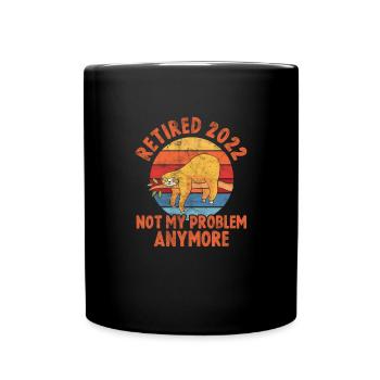 Retirement - Full Colour Mug - black - Front