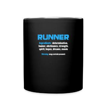 Run - Full Colour Mug - black - Front