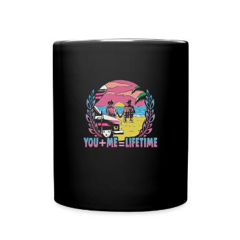 Valentinstag Geschenke Liebhaber Und Paare Designs - Tasse einfarbig - Schwarz - Vorne