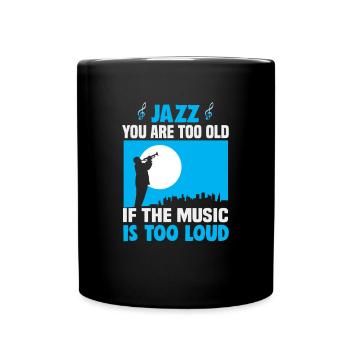 Jazz Musik Orchester Musiker - Tasse einfarbig - Schwarz - Vorne