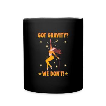 Luftakrobatik Aerialist Design für Luftgymnastic - Tasse einfarbig - Schwarz - Vorne