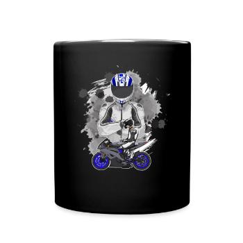 Motorcycle Lifestyle / Motorcycle / Motorcycle biker - Full Colour Mug - black - Front