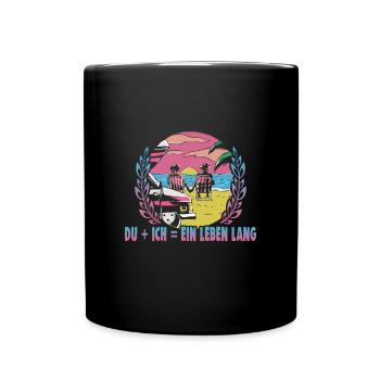 Cadeaux de la Saint-Valentin Amoureux et Couples Designs - Mug uni - noir - Devant