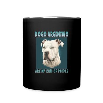 Dog Saying Dogo Argentino Design pour - Mug uni - noir - Devant