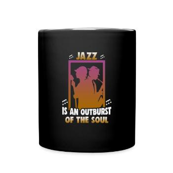 Jazz Musik Orchester Musiker - Tasse einfarbig - Schwarz - Vorne