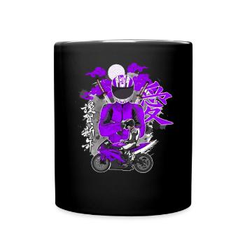 Moto Lifestyle / Moto / Moto motard - Mug uni - noir - Devant