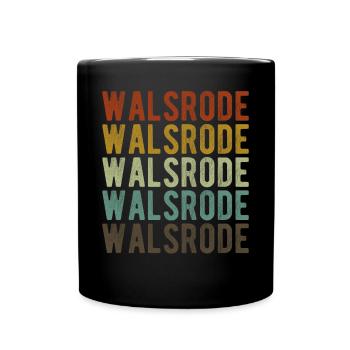 Walsrode City Retro Vintage - Full Colour Mug - black - Front