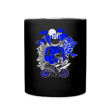 Motorcycle Lifestyle / Motorcycle / Motorcycle biker - Full Colour Mug - black - Front