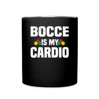 Boccia Petanque Boule Boccia Player Lyonnais - Full Colour Mug - black - Front