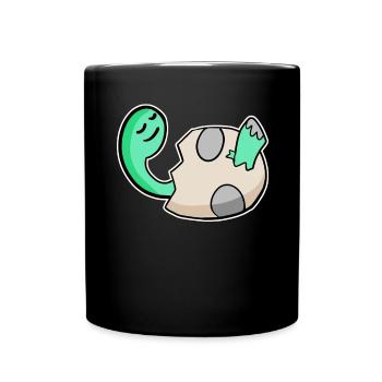 Dino Baby Motif - Full Colour Mug - black - Front