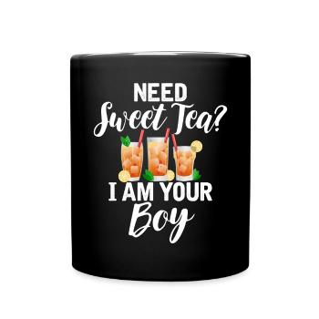 Cadeaux pour amateurs de thé sucré - Mug uni - noir - Devant