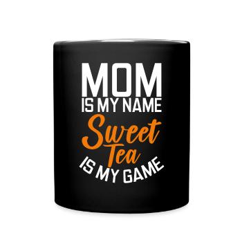 Süßer Tee Liebhaber Geschenke - Tasse einfarbig - Schwarz - Vorne