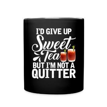 Cadeaux pour amateurs de thé sucré - Mug uni - noir - Devant