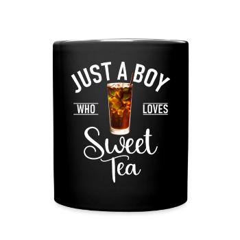 Cadeaux pour amateurs de thé sucré - Mug uni - noir - Devant