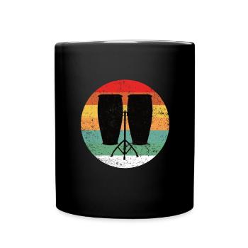 Conga Drum Musician Drumline - Full Colour Mug - black - Front