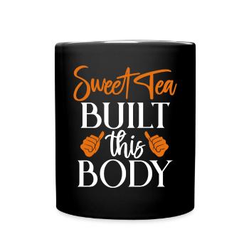 Süßer Tee Liebhaber Geschenke - Tasse einfarbig - Schwarz - Vorne