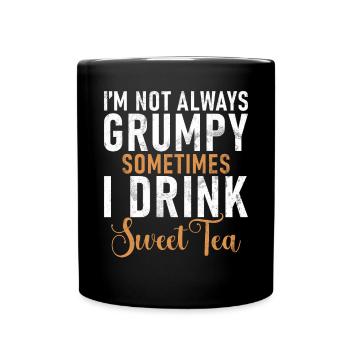 Cadeaux pour amateurs de thé sucré - Mug uni - noir - Devant