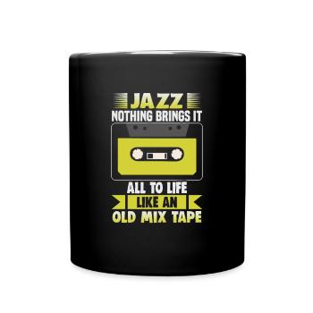 Jazz Musik Orchester Musiker - Tasse einfarbig - Schwarz - Vorne