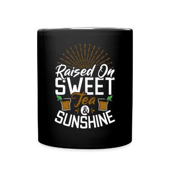 Süßer Tee Liebhaber Geschenke - Tasse einfarbig - Schwarz - Vorne