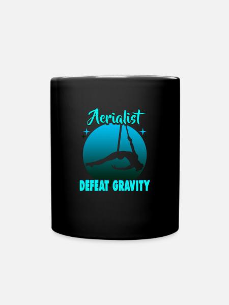 Acrobatie aérienne Conception aérienne pour la gymnastique aérienne - Mug uni - noir