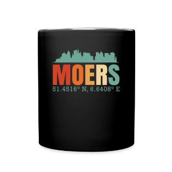 Moers - Tasse einfarbig - Schwarz - Vorne