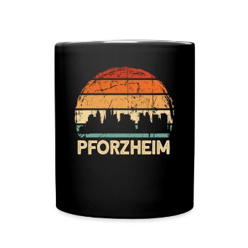 Pforzheim - Mug uni - noir - Devant