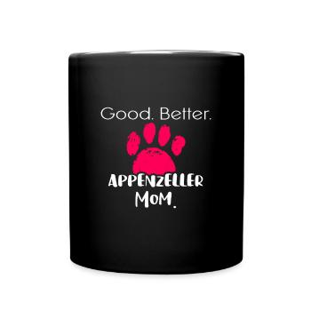 Appenzeller - Tasse einfarbig - Schwarz - Vorne