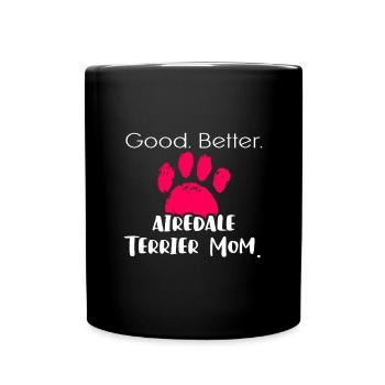 Airedale Terrier - Mug uni - noir - Devant