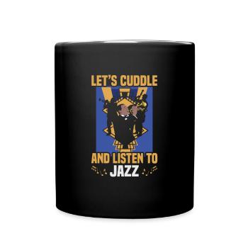 Jazz Musik Orchester Musiker - Tasse einfarbig - Schwarz - Vorne