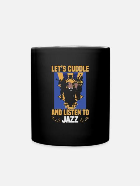 Jazz Musik Orchester Musiker - Tasse einfarbig - Schwarz