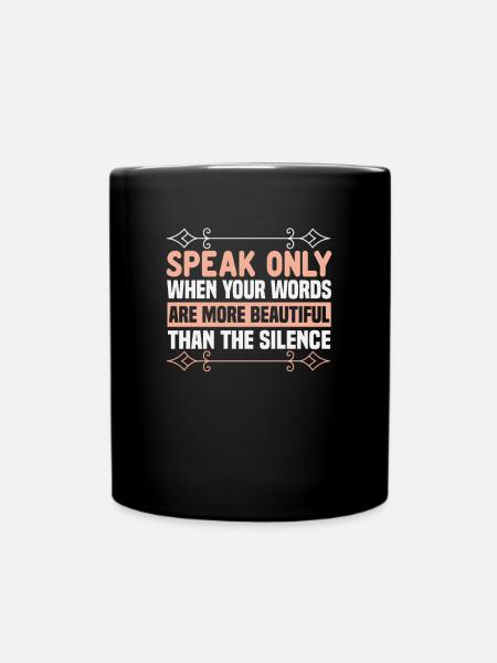Koran Verse Islam Zitate Moslem Ramadan Texte - Tasse einfarbig - Schwarz