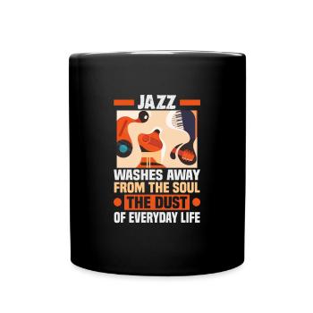 Jazz Musik Orchester Musiker - Tasse einfarbig - Schwarz - Vorne