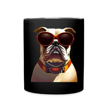 Colorbulls Conti Bulldoggen Continental Bulldogs - Mug uni - noir - Devant