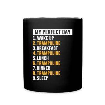 Trampoline - Mug uni - noir - Devant