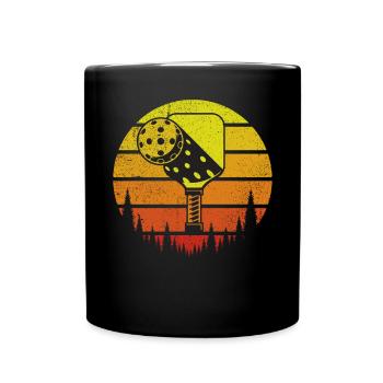 Pickleball masculin Sports Funny Pickleball Design - Mug uni - noir - Devant
